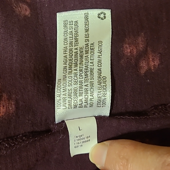 Merona Purple Bird Tee - Picture 8 of 8